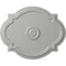 Ekena Millwork Waltz Ceiling Medallion (Fits Canopies up to 4 1/2"), Hand-Painted Frost, 21 1/4"W x 17 3/8"H x 1"P CM21WAFRF - alternate 1